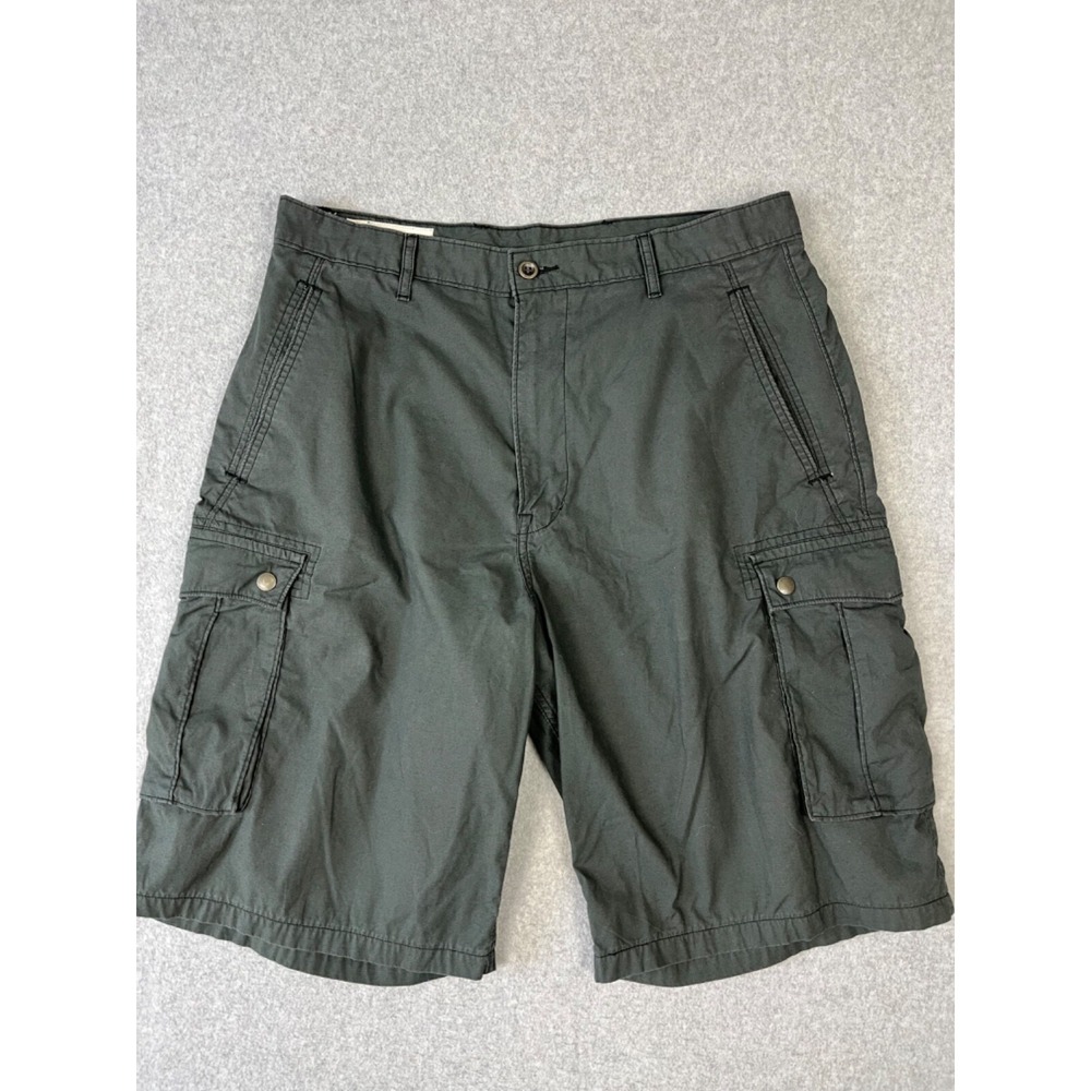 Levis Short Mens 34 Gray Carrier Cargo Chino Loose Fit Casual Classiccore - Picture 2 of 11